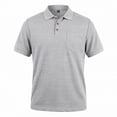 thumbnail image 2 of Fnnxeal Mens Polo Shirts Collared Waffle Solid Short Sleeve Casual Summer Polo Gray Shirts for Men Size S, 2 of 6