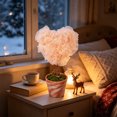 thumbnail image 6 of 8.3 Inch Heart Mesh Topiary Tree,Artificial Potted Plant Table Decor for Living Room Shelf And Farmhouse Style Display, 6 of 6