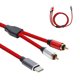 thumbnail image 5 of Cable de audio RCA, 1,5 m, chapado en oro, tipo C, cable de audio tipo C a RCA, máxima eficiencia, 5 of 9