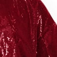 thumbnail image 3 of Women's Gameday Couture Crimson Alabama Crimson Tide Sequin Striped Cropped Fashion Jersey T-Shirt, 3 of 3