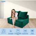 thumbnail image 3 of Sofá Cama Matrimonial Plegable + Cojín Espacio Optimizado Green, 3 of 8