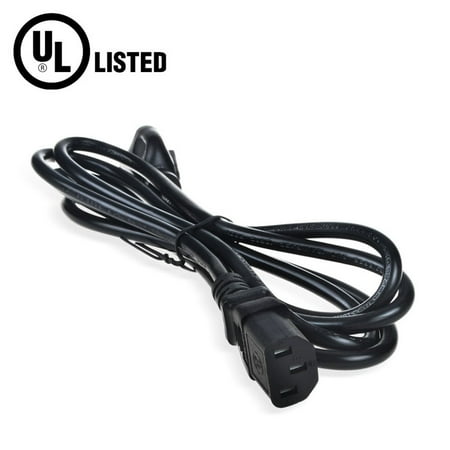 PKPOWER 6ft/1.8m UL Listed AC IN Power Cord Plug Lead for ASUS MS Widescreen LED LCD Monitor VS278Q-P VN247H-P VN247HP VN247H-P VN279Q VN279QL VN279QLB VW22AT-CSM VW193D