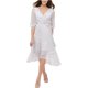 thumbnail image 1 of Tommy Hilfiger Womens Chiffon A-line Dress, gray, 12, 1 of 1