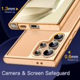thumbnail image 4 of JETech Case for Samsung Galaxy S24 Ultra 5G, Non-Yellowing Shockproof Bumper Protective Phone Cover, Anti-Scratch Hard PC Back (Titanium Orange), 4 of 6