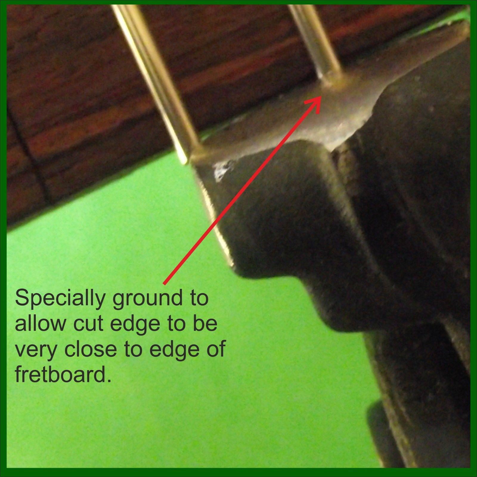 NATEFEMIN Precision Fret Wire Cutter for Lutherie Work, Stainless Steel Construction, Smooth Finish, Ergonomic Design
