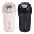 thumbnail image 1 of TAIWO Insulated Cups 400mL, 304 Stainless Steel, Double-wall Insulation, 2 Count, 1 of 6