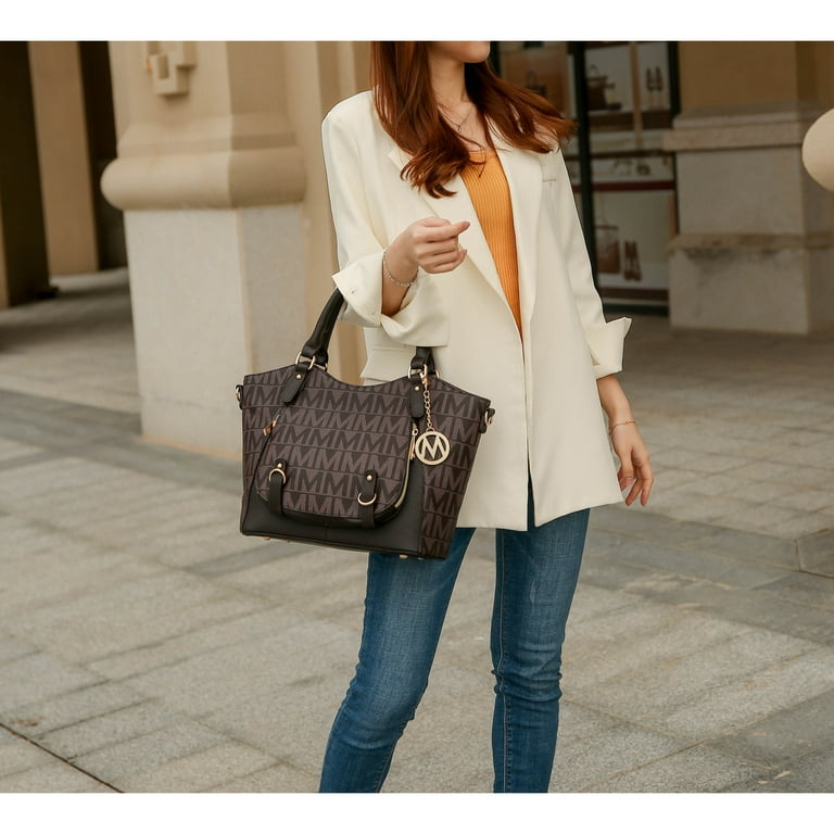 MKF Collection Fula Tote Bag, Vegan Leather Shoulder Bag photo 4