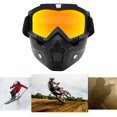 thumbnail image 3 of Motocross ATV Race Gafas Gafas Gafas de motocicleta modulares Máscara facial rojo Zulema gafas de motocicleta, 3 of 8