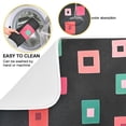 thumbnail image 2 of Yayeee Dish Drying Mat for Kitchen Counter 16"x18" Microfiber Absorbent Pad, Red Block Pattern, 2 of 7