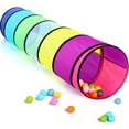 thumbnail image 1 of Tienda de campaña plegable para niños Play Tunnel Moncoland, colorida, 1 of 8