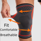 thumbnail image 2 of Rodilleras deportivas de nailon de punto para hombres y mujeres, para otoño e invierno, para bádminton, running, fitness, rodilleras para montañismo al aire libre, 2 of 4
