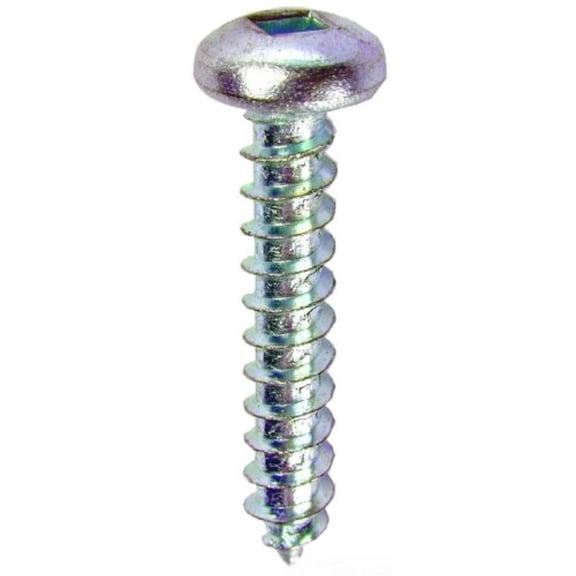 L.H. Dottie DDSMS10114 Sheet Metal Screw, Pan Head, Square, 10 by 1-1/4-Inch Length, Zinc Plated, 100-Pack