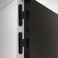 thumbnail image 5 of 2PCS 6 inch Invisible Door Hinges Hidden Hinges Concealed Zinc Alloy & Screws Black, 5 of 12
