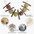 thumbnail image 5 of Barley Ears Natural Ball and Stick Chew Toys para conejo, hámster, loro, chinchilla, conejillo de indias y jerbo con hierba y rosa TUNC Sencillez, 5 of 5