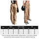 thumbnail image 3 of Pantalones Anchos Pantalones femeninos American Street Cargo Pants Casual para la playa al aire libre (Khaki M) Ygjytge para Mujer Caqui T S, 3 of 7
