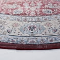 thumbnail image 3 of SAFAVIEH Tucson Frigg Traditional Machine Washable Area Rug, 6' x 6' Round, Rust/Beige, 3 of 8