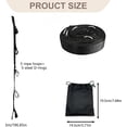 thumbnail image 2 of PLUHKN-Door Anchor Strap for Resistance Bands Multi Points Anchor With 5 Loops Rings 5.1-meter Door Buckle Strap PE bag Portable Door Resistance Bands for Home Gym Workouts, 2 of 2