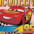 thumbnail image 3 of Disney's Cars - Lightning McQueen Think Fast - Toddler And Youth Raglan Graphic T-Shirt, 3 of 4