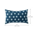 thumbnail image 3 of Greendale Home Fashions 19'' x 12'' Reversible Outdoor Throw Pillow, Set of 2, Stars, 3 of 4