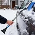 thumbnail image 7 of 27 Inch Snow Brush Car Scraper Snow Brush|Removable Foam Handle Winter Car Cleaner Tool|Long Handle for Windshield,Roof,Hood(Sky Blue), 7 of 7