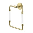 thumbnail image 3 of Swiss Madison Verre Acrylic Square Towel Ring In Matte Black, 3 of 5
