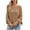 Khaki, variant on TFEOQRY Pullover Sweater for Women Fashion Loose Striped Knitwear Long Sleeved Round Neck Sweater Top Black