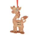 thumbnail image 4 of Personalized Animal Ornaments 2024 - Cute Giraffe Christmas Ornament, Safari Animal Xmas Ornament, 4 of 10