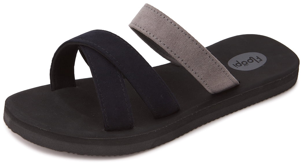 Floopi - Floopi Criss Cross Summer Sandals for Women- Flat, Open Toe, Roman Style Slip Ons 