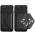 thumbnail image 5 of for iPhone 7 / 8 / SE 2022 & 2020 Slim Case with Card Holders and Strap for Women, iPhone 7/ 8/SE 2022 & 2020 Phone Case Wallet PU Leather Kickstand RFID Blocking Flip Shockproof Wallet Case - Black, 5 of 11