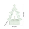 thumbnail image 2 of Christmas Tree LED Light Battery Operated Mini Tabletop Decor 6.3 Inch Plastic Christmas Decoration with Multi Color Lights for Home Office Desk Party Decor, 2 of 7