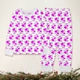 thumbnail image 2 of XIYON Girls Pajamas Set Themed Kids Cute Print Sleepwear Cozy Flannel Loungewear Two Piece Outfit Classic 4-5 Years, 2 of 4