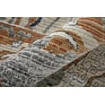 thumbnail image 3 of 9' X 13' Gray Black and Red Ikat Power Loom Area Rug, 3 of 6