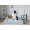 thumbnail image 3 of Kopeks Pillow Orthopedic Memory Foam Pet Dog Bed, Large, Grey, 3 of 9