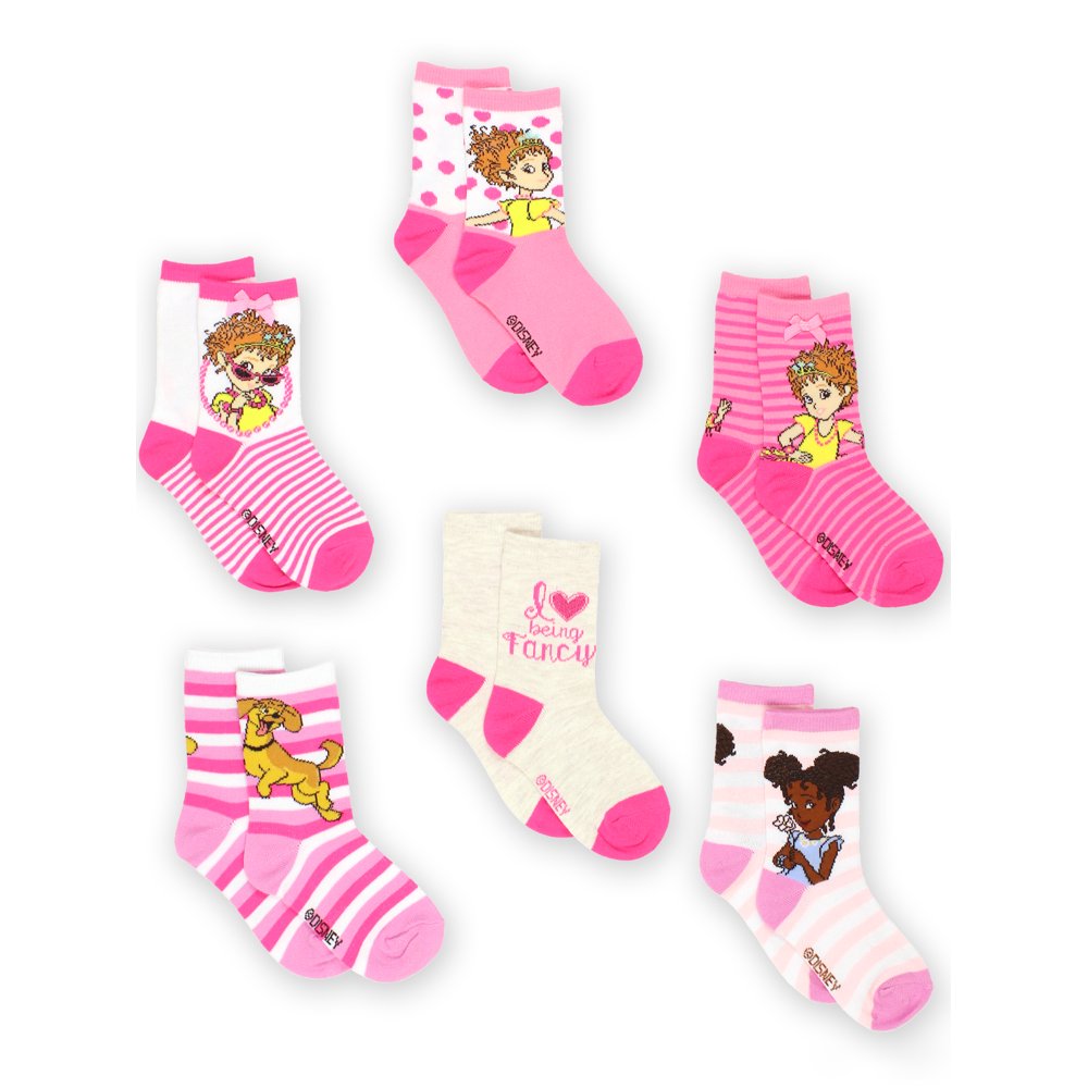 Fancy Nancy Fancy Nancy Toddler Girls 6 pack Socks NW010GCC Walmart