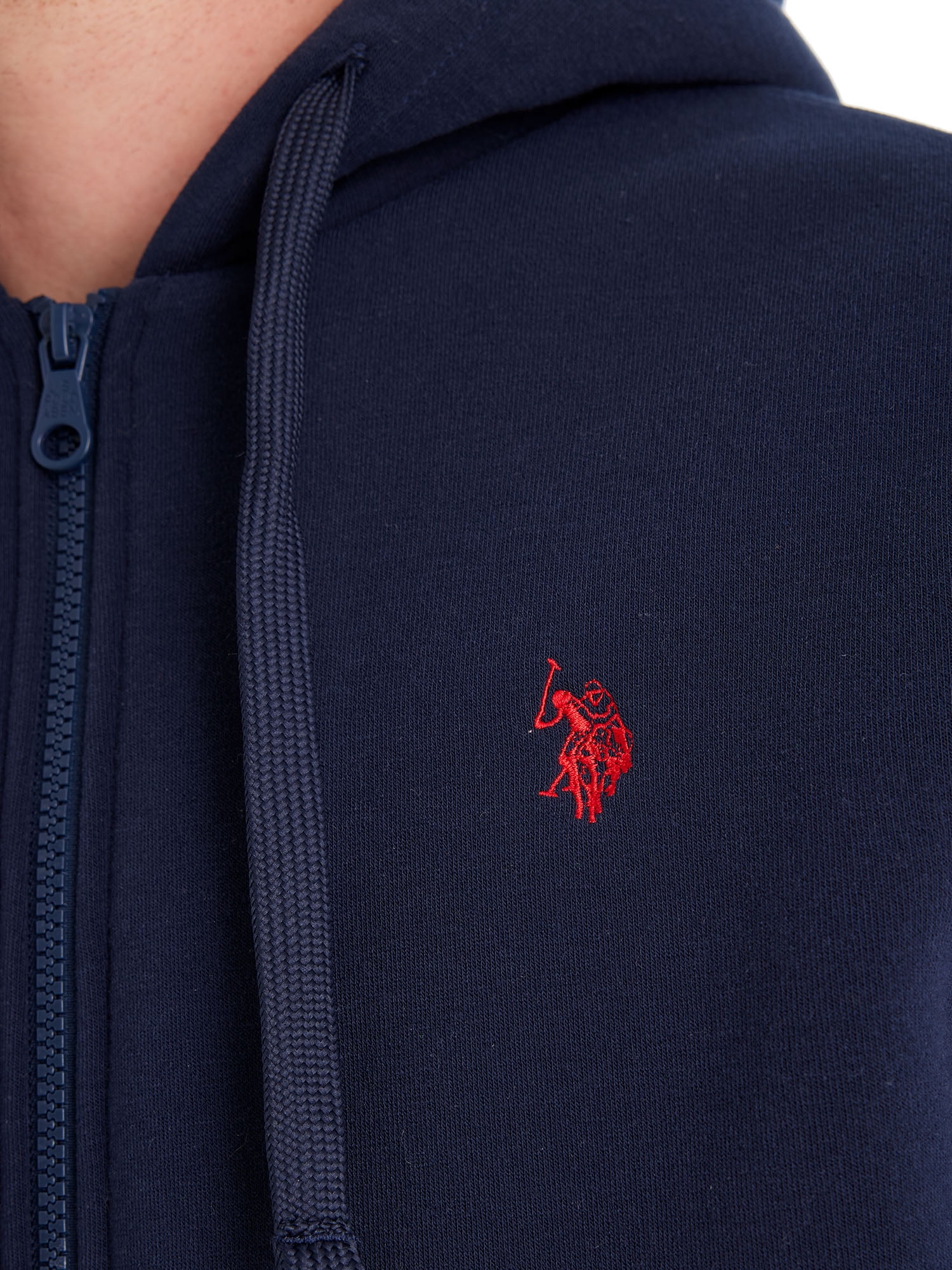 U.S. Polo Assn Men's Classic Navy Full Zip Jacket, S-3XL