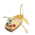 thumbnail image 4 of 5x Accesorio de Jardín de Hadas Mini Círculo de Pesca Y Natación Mini Barcos Modelo 1/12 Adorno de Casa de Muñecas para Casa de Muñecas 5 piezas, 4 of 8