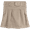 Khaki Belted, variant on Girls School Uniform Skirt - Belted, Two Tab, Two Button Pleated Skort, 4-16