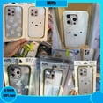 thumbnail image 1 of Miniso Sanrio funda transparente para teléfono móvil, 15/14 conchas, conejo blanco, regalos, 1 of 5