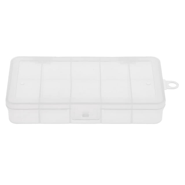 Caja de almacenamiento de Anzuelos de pesca kusrkot Estuche de almacenamiento de señuelos de pesca 5 Compartimentos pequeño