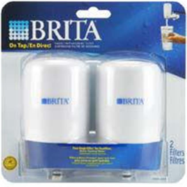 Brita BRITAWHTFAUCETFILTER2PK White Faucet Filters 42402, 2 Pack Walmart Canada