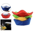 thumbnail image 3 of Abbracc Multi-Color s Microwave Safe Dish Pads Bowl Potholder for Kitchen Dining Room 4pcs, 3 of 9