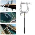 thumbnail image 4 of Accesorio de pesca de enhebrador de gancho de muelle de gancho de barco de Kayak telescópico de acero inoxidable Adaptador con varilla kusrkot Gancho para muelle de barcos, 4 of 8