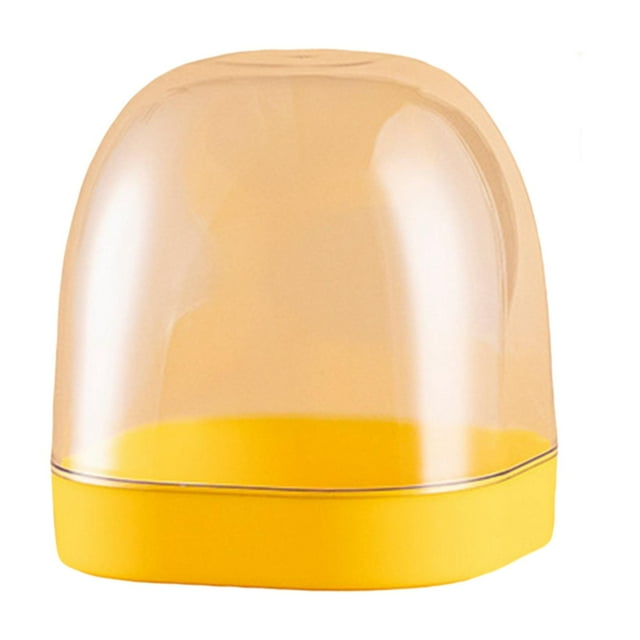 TISHITA Boîte de Rangement Transparente Présentoir à Parfum Cupcakes Desserts Poupées Visible Jaune