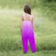 thumbnail image 5 of Odeerbi 1-6 Años Niñas Traje de Verano Gradiente Camisola Romper Casual Respirable Comfortable Overalls Correa Bib Pantalones En General Traje de Juego, 5 of 6