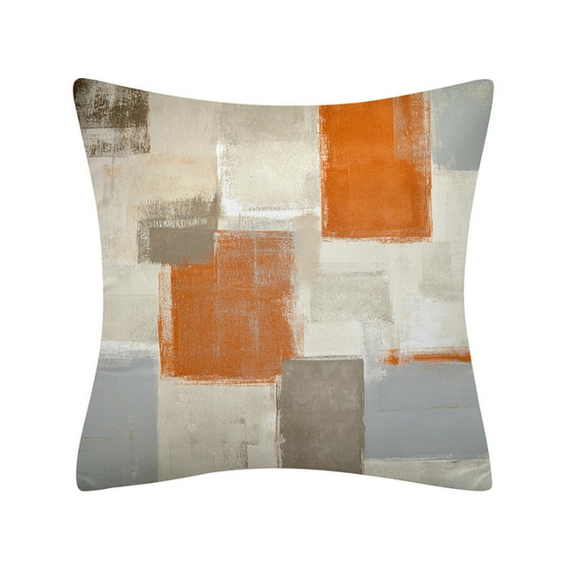 2 Pcs Abstract Pillowcase Throw Pillow Case Sofa Seater, 40*40cm, #27