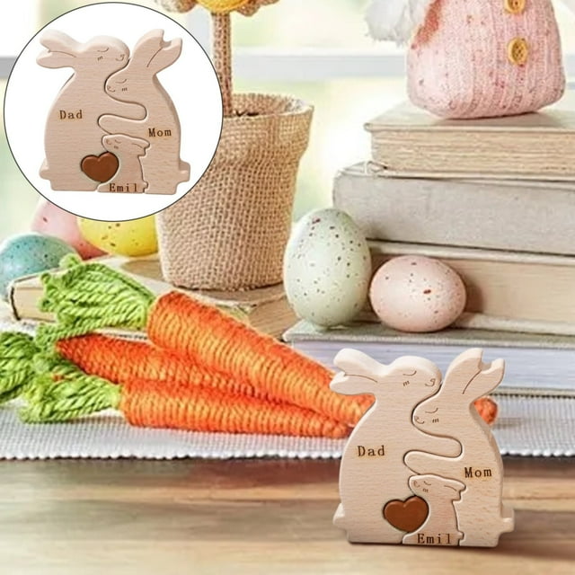 IMENGL Family Puzzle Personalized With 2 5 Names Easter Basket Stuffers Birthday Decorative For Home Ideas Decorations Housewarming For Family Friends 3D-Puzzles,60900,111000,490,1005000,5400,453000
