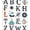 White, Pattern 5, variant on ODIKA 5'x7' Machine Washable Non-Slip Area Rug, Whimsical ABC Learning Circle Joyful Exploration Surface High Traffic Rug, Orange, 688430