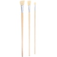 thumbnail image 1 of 3pcs Convenient Painting Brush Handheld Fan-shaped Brushes Professional Artist Brushes, 1 of 7