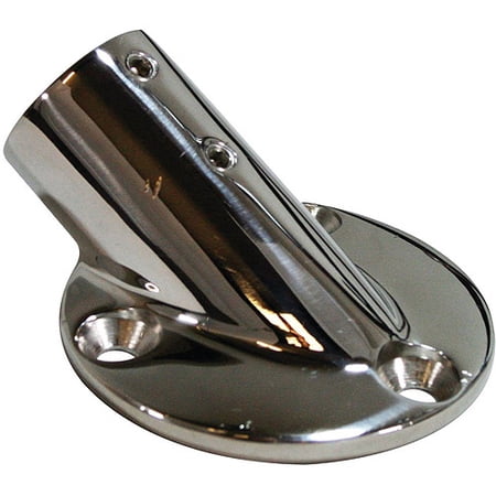 SeaSense Stainless Steel 316 Round Base Rail Mount  1   30-Degree Angle