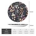 thumbnail image 2 of Kdxio Wildflower Watercolor 1 Bone China Decorative Plate Ceramic Decorative Plate for Home Office Wall Stand Decorative Plates for Home Bedroom-8in, 2 of 6